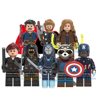 En STOCK Lego vengadores cohete mapache Doctor Strange Minifigures juguetes regalos