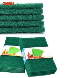 [Sophia] 5 pzs juego de toallas de limpieza de paño de limpieza verde para hogar (1)