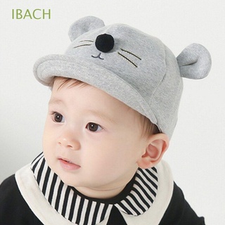 IBACH Toddler Hat Infant Little Ear Baseball Cap Cute Summer Cartoon Warm Boy Visor Sun Hat/Multicolor
