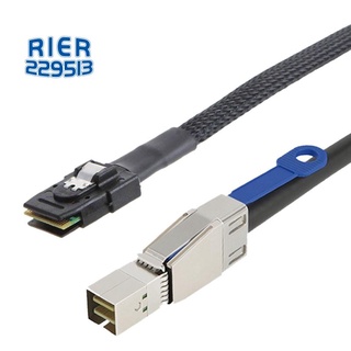 mini cable adaptador sas hd a mini sas de 36 pines sff-8644 a sff-8087/cable de disco duro de 12gbps 3.33tf/1m