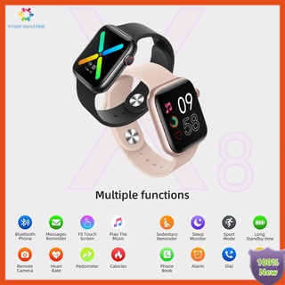 2021 IWO 13 Max X8 Smart Sports Watch Bluetooth llamada cronómetro pantalla frecuencia cardíaca monitoreo de frecuencia reloj inteligente para Android iPhone hombres y mujeres PK T500 X7 T600