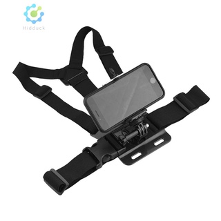 Hidduck - soporte ajustable para teléfono inteligente, Clip para pecho, Vlog, cámara fotográfica, correa de cinturón (7)