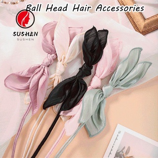 Sushen nuevo arco diadema Casual fijo horquilla plegable mujer accesorio de pelo moda Bud peinado cabeza cuerda
