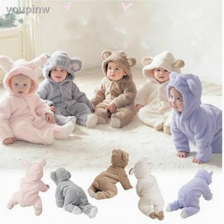 Wannaone Baby Girl Clothes Set lindo 3d De oso mameluco para bebé niño ropa/mono/ropa De invierno para bebé (1)