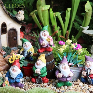 Cleoes lindo miniatura figura resina Bonsai decoración Micro paisaje elfos diminutos gnomos artesanía miniatura Mini hada hecho a mano hada jardín adorno