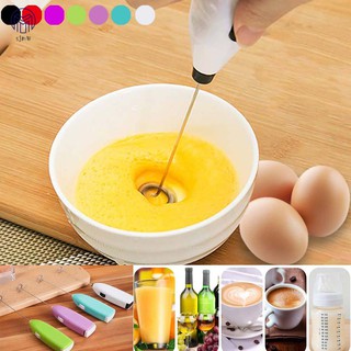 sjmw moda bebidas espumador de leche espumador batidor mezclador agitador huevo batidor eléctrico Mini mango herramientas de cocina