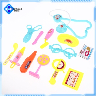 [Loja electrónica] Kit De juguete Médico Para niños Fingir Play- Maleta De Transporte De enfermera Portátil Azul