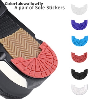 Colorfulswallowfly Shoe Heel Protector for Sneaker Wear-resistant Sole Sticker Self Adhesive Rubber CSF