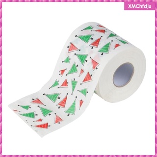 rollo de pañuelos de papel higiénico, diseño de navidad, decoración de baño