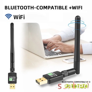 seabed 600M USB WIFI Bluetooth-compatible 5.0 Adapter Dual Band 2.4G/5Ghz Wireless Wi-Fi Network Card seabed