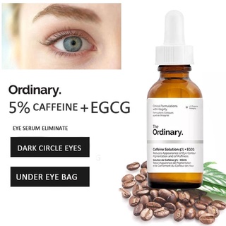 THE ORDINARY el ordinario 5% caffenie + egcg suero de ojos eliminar la mejor crema de ojos para las arrugas círculo oscuro hinchazón