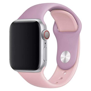 Apple Watch Correa 38/40/42/44 Mm De Silicona De Doble color Para iWatch series 6/5/4/3/2/1