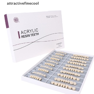 afc 5 juegos/caja dental sintético polímero dientes resina dentadura dental modelo caliente