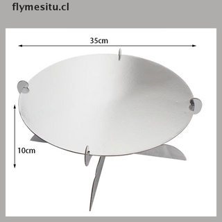 fly soporte redondo de 1 capa de cartón para magdalenas, soporte para postres, reutilizable, para tartas.