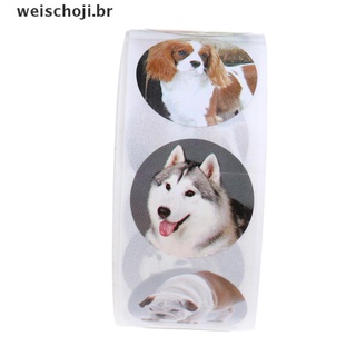 Wei 500 pzs/rollo adhesivo adhesivo De Papel decorativo Para sellado De perro.