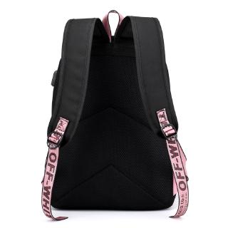 Cadena mochila mochila a prueba de balas niños BTS la misma mochila lindo estudiante niña gran capacidad cremallera bolsa de la escuela (3)