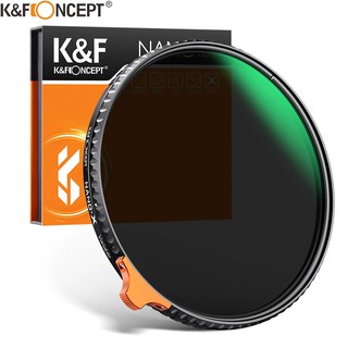 k&f concept 49mm 52mm 58mm 62mm 67mm 77mm 82mm hd variable nd filter nd2- nd400 alta definición nano x ajustable fader neutral densidad filtros de lente (versión hd nano-x) para lente de cámara dslr