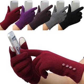 Guantes de mujer pantalla táctil invierno cálido/guantes de invierno