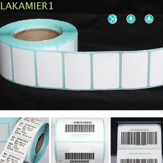 lakamier 700 unids/rollo conveniente pegatinas térmicas tarjetas impermeable papel adhesivo supermercado precio impresión suministros etiqueta en blanco venta caliente paquete etiqueta