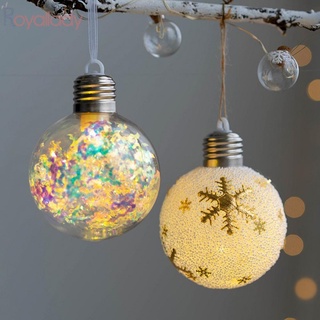 Decoración del hogar bolas de navidad decoración bola luces adornos