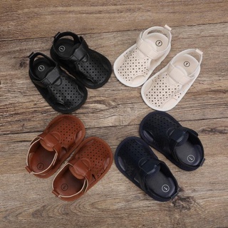 Bebé niños niñas transpirable PU suela suave sandalias niño antideslizante zapatos de verano 0-18 meses bebé sandalias