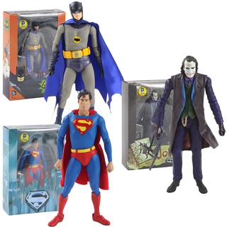 Figura de acción clásica de 16 cm NECA 7" DC Comics Batman Superman Joker colección de figuras de PVC
