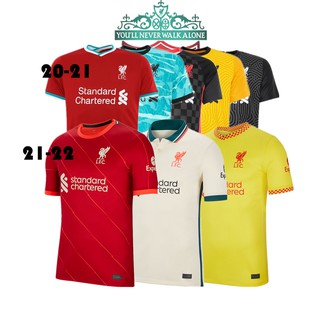 2020-2021-2022 Liverpool Jersey De Fútbol En Casa Portero 1 A.BECKER Camiseta De 11 M.Salah Tercera J