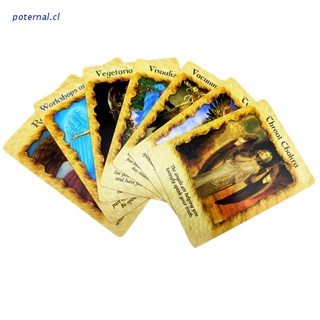 POT Angel Therapy Oracle Cards 44 Cards Deck Tarot Full English Family Party Board Game Divination Fate Cards