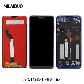 Para Xiaomi Mi 8 Lite pantalla LCD digitalizador de pantalla táctil asamblea piezas de reparación