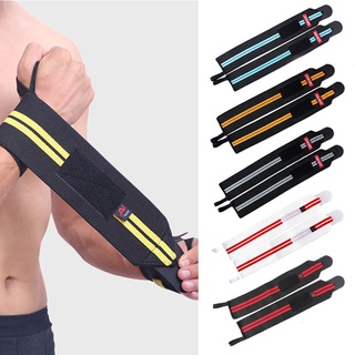 ▷ Adjustable Wristband Elastic Wrist Wraps Bandages for Weightlifting Powerlifting Breathable Wrist Support 6colors KADION (2)