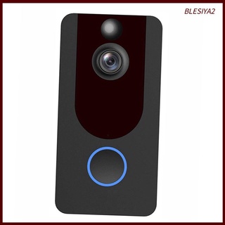[BLESIYA2] 1080p HD Smart Video timbre de la puerta del hogar campana de la cámara Mini Audio de dos vías V7