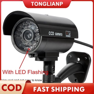 Seguridad TL-2600 impermeable al aire libre interior falso cámara de seguridad maniquí CCTV cámara de vigilancia cámara nocturna LED luz Color tonglianp