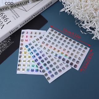[COD] 1 Sheet Nail Art Manicure Decal Guide Alphabet Numbers Letters Style Tip Sticker HOT