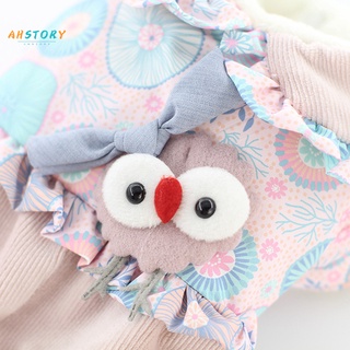 ahstory_ Soft Texture Pet Jumpsuits Cute Puppy Cats Pajamas Clothes Costume Dress-up for Autumn (9)