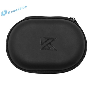 Kvecation KZ-Bolsa De Almacenamiento Para Auriculares , Diseño De PU , Cuadrado , Portátil