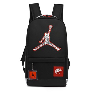 Air Jordan mochila de gran capacidad mochila de moda impermeable de ocio bolsa de la escuela