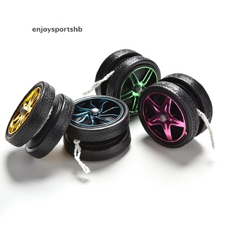 [enjoysportshb] 1 pieza de rueda yoyo bola galvanoplastia yoyo rodamiento de bolas cadena niños juguete regalo [caliente]