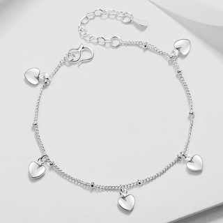 Heart Shaped Bracelet Beads Jewelry Anklets Gift for Mothers Day Couples