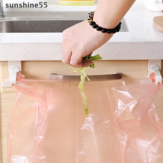 (Hotsale) 2 bolsas de gabinete de cocina ganchos de basura bolsa de basura percha armario puerta estante soporte {bigsale}