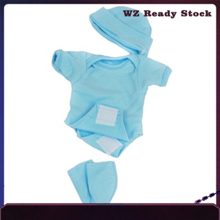 Lindo Conjunto de ropa Azul mameluco/medias/ropa Para bebé recién nacido/muñeca Reborn