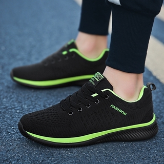 Zapatos de mosca de los hombres Casual zapatos transpirables zapatillas de deporte ligero zapatos de deporte correr Fitness tenis zapatos más el tamaño 35-47 (8)