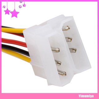 (Yimumiya) 10pcs Molex (4 pines) a PCI-E (6 pines) conector adaptador convertidor de corriente