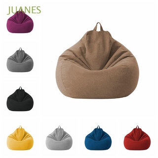 JUANES Relax Sofas Cover Easy Clean Pouf Puff Couch Bean Bag Cover Lazy Seat without Filler Living Room BeanBag Case Furniture Tatami Covers