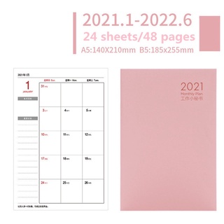 2021 2022 planificador planificador A5/B5 cuaderno Agenda Uso diario Semanal/útiles escolares/oficina