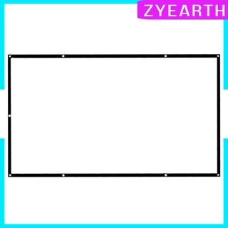Zyearth pantalla De cine Portátil plegable Para exteriores/pantalla De 60-150 pulgadas (16:9/4:3) Para acampar en casa