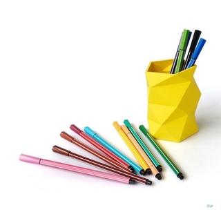 Stat Creative Design Desk Pencil Cup Pot Display Desktop Organizer Makeup Brush Holder Silicone Pen Holder Stand for Desk