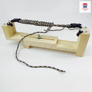 diy jig de madera maciza paracord pulsera fabricante de tejer herramienta nudo trenzado paracaídas cordón pulsera herramientas de tejido (7)