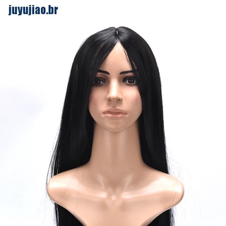 Peluca De cabello Natural Juyujiao Resistente al Calor encaje frontal Wigs B (6)