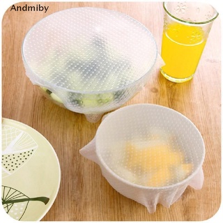 [ABY] Fresh Food Storage Wraps Silicone Cover lids material Stretch Seal QMT
