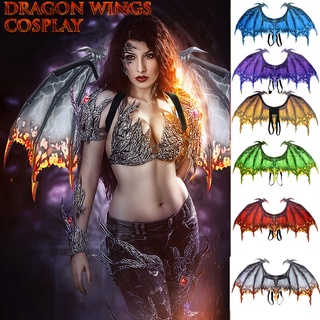 Disfraz De Halloween/carrete con alas 3d dragones no tejidas